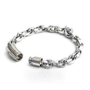 Classic Winding Stainless Steel Bracelet