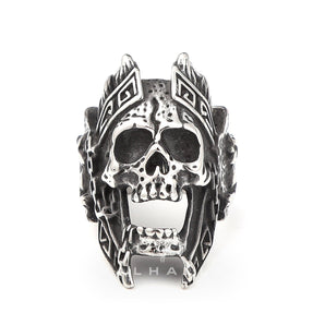 God of War Ares Stainless Steel Skull Ring