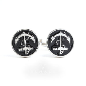 Anchor Brass Marine Cufflinks