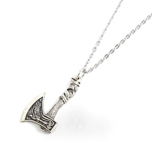 Viking Axe Stainless Steel Pendant