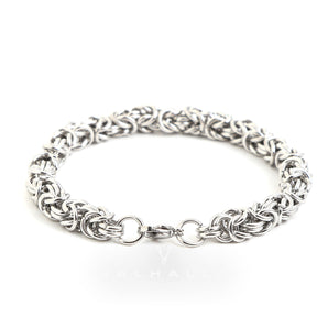 Classic Byzantine Chain Stainless Steel Bracelet