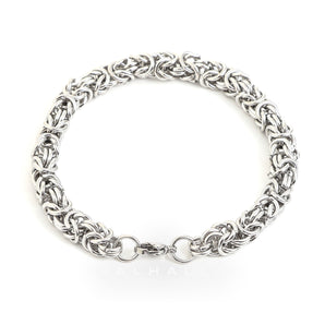 Classic Byzantine Chain Stainless Steel Bracelet