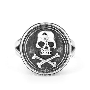 Jolly Roger Signet Stainless Steel Ring