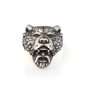 Bear Warrior Viking Ring