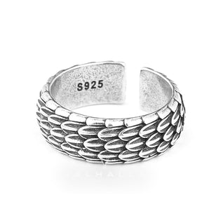 Dragon Scale Stainless Steel Ring