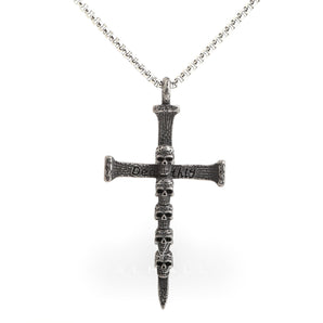 Deathly Skull And Cross Stainless Steel Pendant