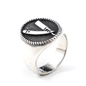 Barber Razor Stainless Steel Ring