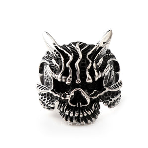 Asura Stainless Steel Skull Ring