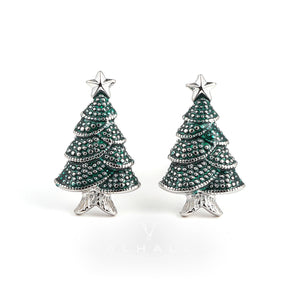 Christmas Tree Copper Cufflinks