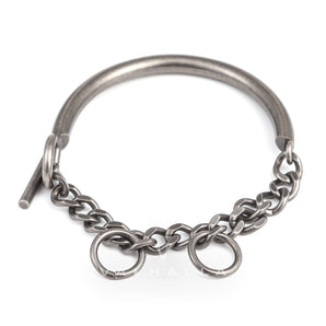 Vintage Semicircle Stainless Steel Bracelet