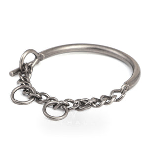 Vintage Semicircle Stainless Steel Bracelet