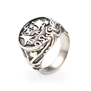 Sailboat Stainless Steel Kraken Octopus Ring