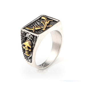 Double Guns Stainless Steel Ring