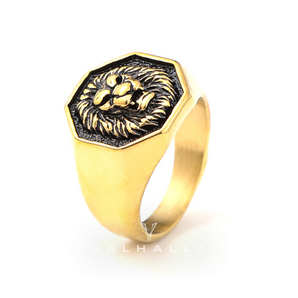 Fierce Lion Stainless Steel Ring