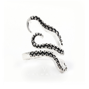 Octopus Arms Stainless Steel Ring