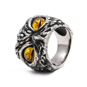Owl Stainless Steel Animal Ring