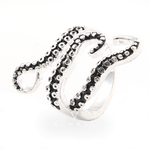 Octopus Arms Stainless Steel Ring