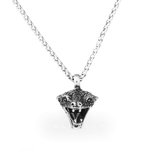 Venomous Cobra Stainless Steel Snake Pendant