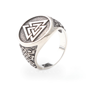 Celtic Knot Valknut Stainless Steel Viking Ring