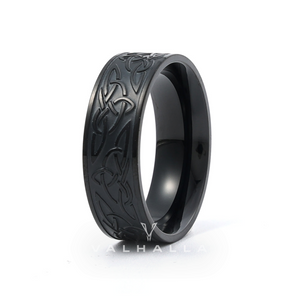Celtic Triquetra Knot Stainless Steel Viking Ring